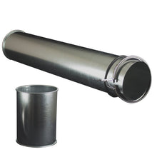 Load image into Gallery viewer, 5 Foot Galvanized Pipe for Clamp Together Ductwork
