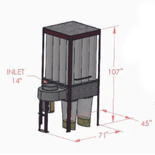 Load image into Gallery viewer, DAMN Industries Open Baghouse Dust Collector
