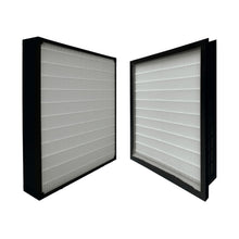Load image into Gallery viewer, 16x25x4 Mini Pleat Filter – MERV 13 (Plastic Frame, 3 Pack)
