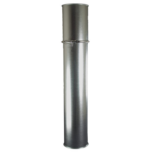 5 Foot Galvanized Pipe for Clamp Together Ductwork