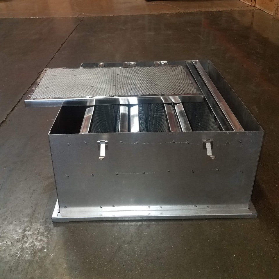 24x24x12 V Bank Carbon Filter Module with Granular Carbon – DAMN Filters