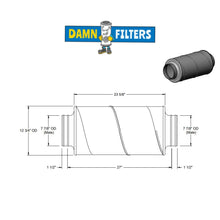 Load image into Gallery viewer, Galvanized Duct Silencer for Clamp Together Duct
