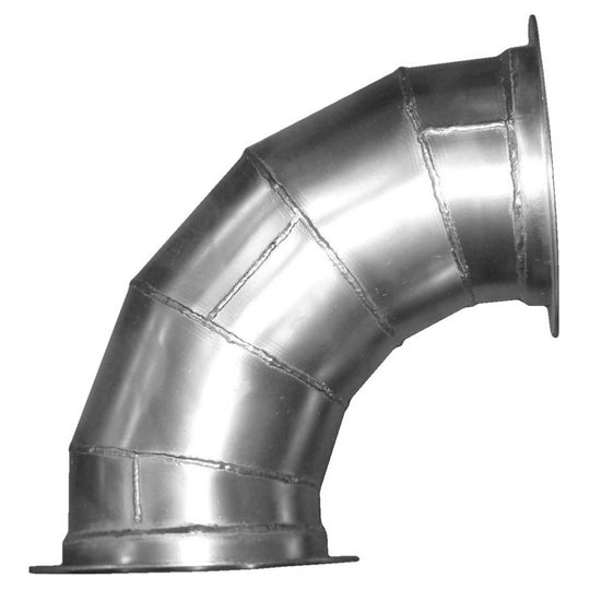 90 Degree Gore Locked Elbow for Clamp Together Duct Pipe