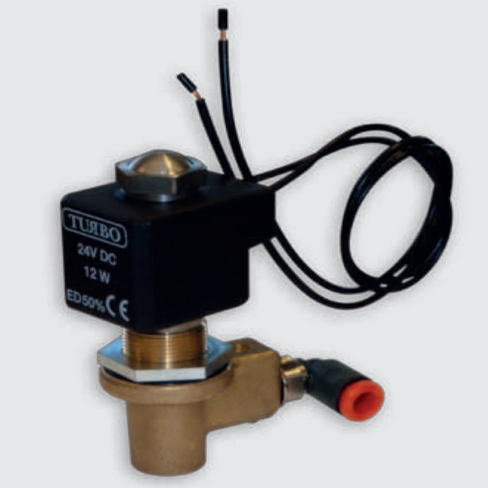 SRM Turbo Valve Panel Mount Solenoid w/ 2 Lead Wires (replacement)